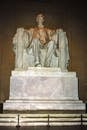 Iconic Lincoln Memorial statue in Washington, D.C., symbolizing American history and heritage.